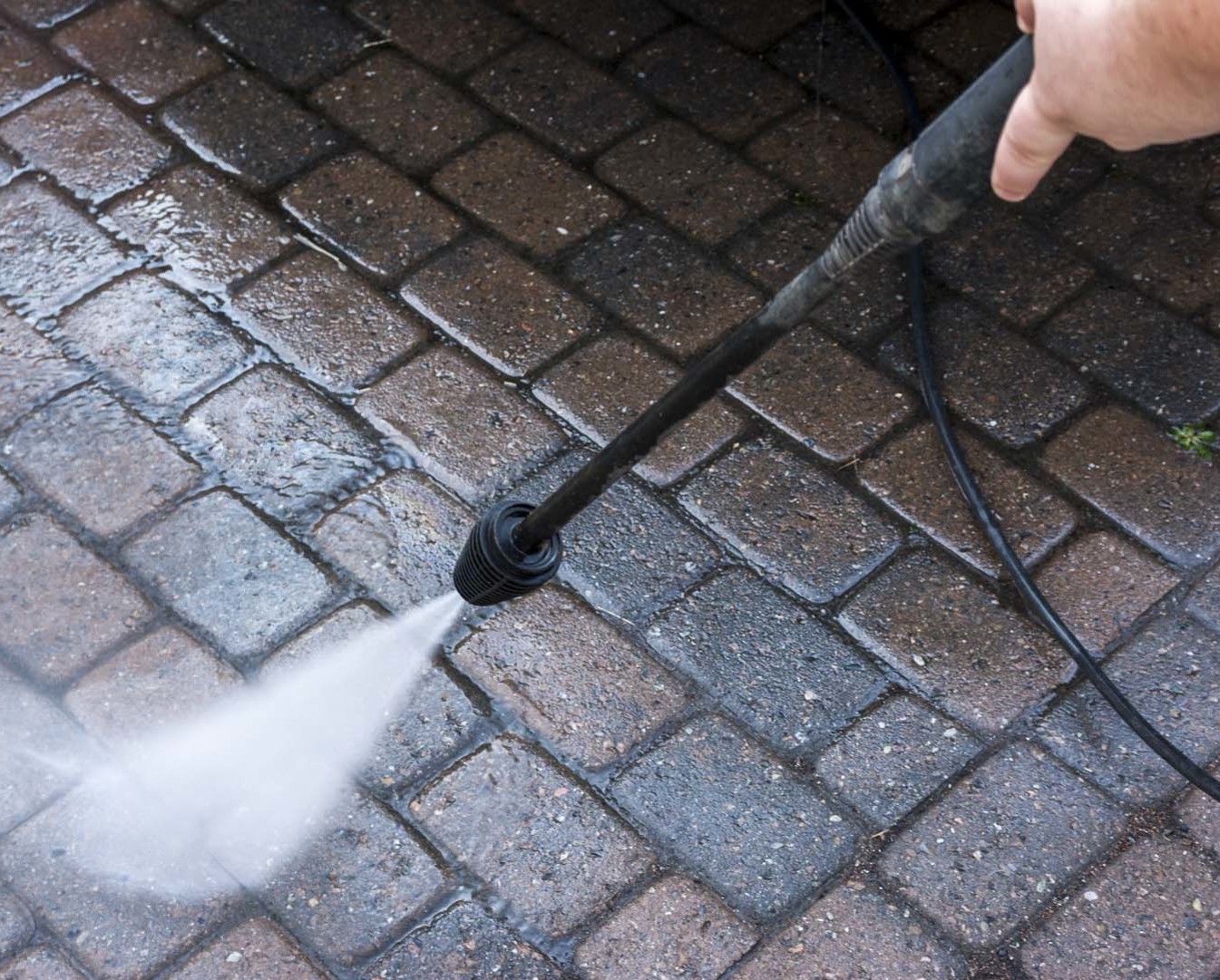 Block paving cleaning Hampshire
